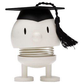 Hoptimist IQ Bumble Abi Gift Ideas, Graduation Gift, Passed Examination Gift, Graduation Decoration, Student, High School Student, 6.3 x 6 x 7.4 cm, Small, White