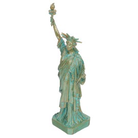 ABOOFAN Mini Statue of Liberty Resin Craft Creative Desktop Ornament for Home Decor Unique Goddess Adornment for Office Garden Decoration Model Easy to Clean Maintain