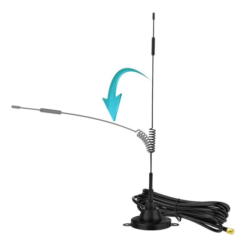 SUPERBAT 4G LTE Antenna 7dbi 698-2700MHZ Magnetic Base SMA Male