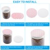 PATIKIL 80mm/3.12inch Foam Lid Liner, 100Pcs PS Foam Resistant Tamper
