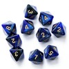 Yourandoll 10pcs Polyhedral Dice D8 Dice 8-Sided Dice for Table