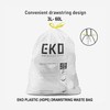 EKO Bolsas de basura de polietileno, color blanco, talla única
