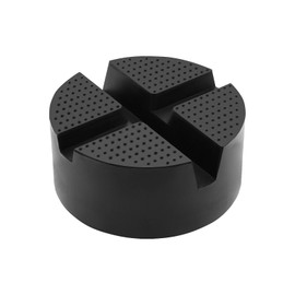 SING F LTD 1PC Car Rubber Cross Slotted Jack Pad Adapter 10x4.61cm Floor Jack Pad Block Slotted Adapter Tool for Pinch Weld Side Chassis Trolley 3 Tonne