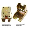 Suiwotin 4pcs Folding Hinge Bracket, Self Locking Hinges 90 Degree
