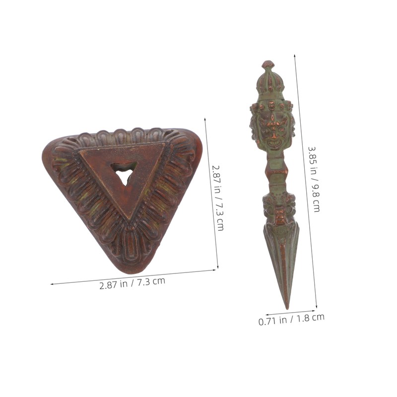 Ciieeo 1 Set Temple Accessories Office Decor Small Sculpture Living