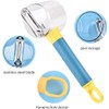 JE Fruit Peeler with Container Multi-Function 2-Way Vegetable Peeler with