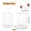 BENECREAT 30 Pcs PVC Transparent Plastic Case, 2.4 x 2.4