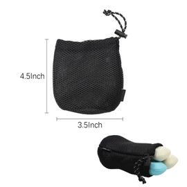 3 Pcs Bar Soap Pouch - Exfoliating Soap Saver Bag for Remained Soap, Deep Clean Large Bar Soap Pouch Four-Sided Soap Scrubber Pouch, Non-Slip Mesh Foaming Soap Saver Pouch for Hand Body Wash