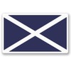 2 x 10cm/100mm Scotland Flag Window Cling Sticker Car Van
