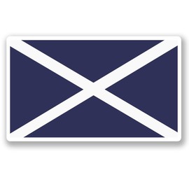 2 x 10cm/100mm Scotland Flag Window Cling Sticker Car Van Campervan Glass #5313