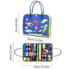 Dinosaur World Felt Handbag Book, 1 Set Early Development Activity