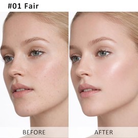 Erinde Barra de Base que Cambia con la Temperatura, Maquillaje de Base Termocrómico con Cobertura Ajustable, Textura Ligera y Acabado Natural, Para To