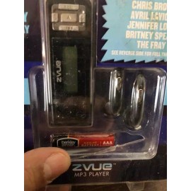 ZVUE BRAND NEW IN BOX ZVUE MP3 PLAYER 512MB INCLUDES 30 OF THE BIGGEST HIT OF 2007