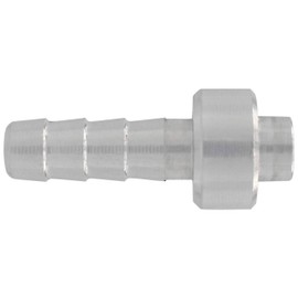 ICT Billet 1/4" Aluminum Weld Barb - Weldable Fitting Nipple .250" Hose AN617-04