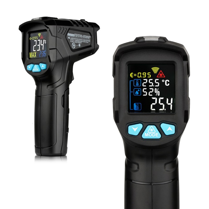 -50~550℃ Industrial Digital Infrared Thermometer Handheld Infrared LCD Temperature Meter