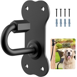 BeneLabel Wall Mounted Dog Leash Holder for Wall Pet Leash Wall Hook Carbon Steel Dog Leash Hangers for Secure Pet Leash for Indoor and Outdoor Use