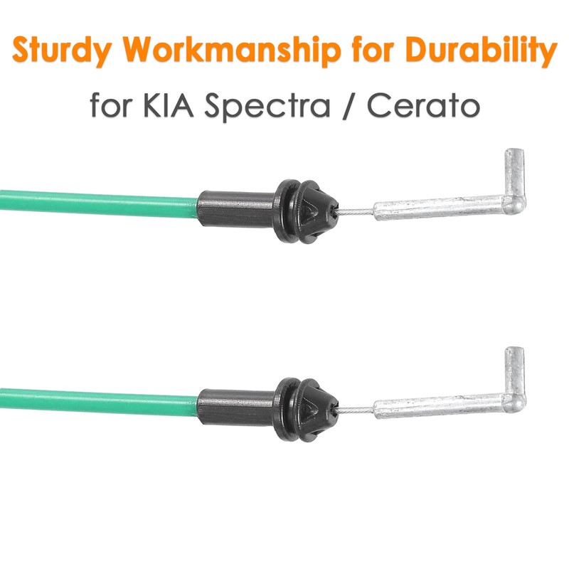 VERCCA 2pcs Door Handle Cable Inside Front Left Driver Side