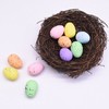 100PCS Colorful Foam Eggs Easter Egg Ornaments Crafts Birds Eggs