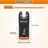 AMZWEI 54 Pcs Wood Oscillating Multitool,Oscillating Tool Blades,Professional Universal Oscillating