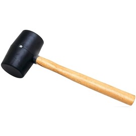 Performance Tool W1146 Rubber Mallet with Hardwood Handle, Non-Marring and Multi-Purpose for Home and Shop