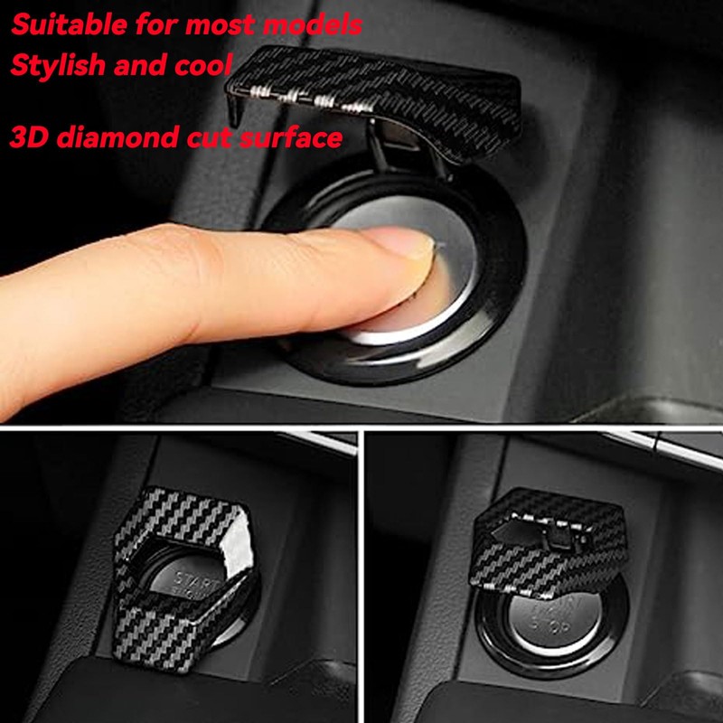 Car Engine Start Stop Push Button Switch Cover Sticker Protection