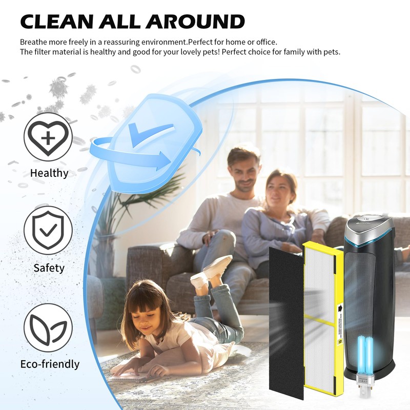 3 pack FLT4825 Filter B Replacement ＆ LB4000 Compatible with