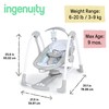 Ingenuity ConvertMe 2-in-1 Compact Portable Automatic Baby Swing & Infant