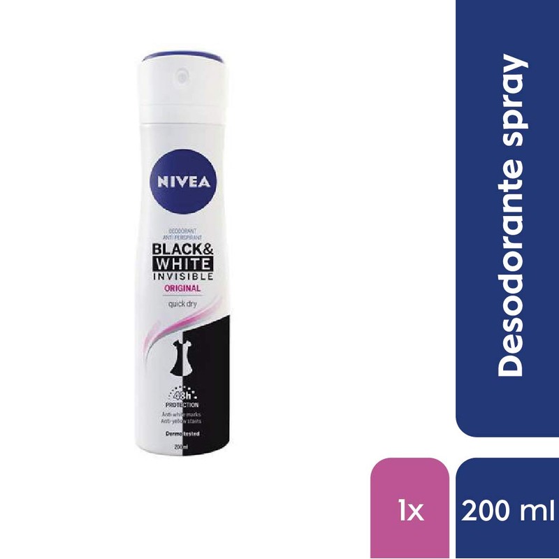 BLACK & WHITE INVISIBLE deo vapo 200 ml