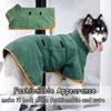 Dog Towel,Super Absorbent Pet Dog Cat Drying Bath Robe Towel(Green-M)