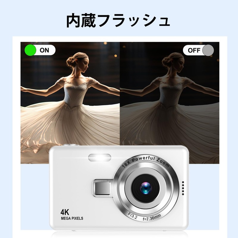 Digital Camera (4K Video Recording, 50 Million Pixels) Digital Camera,