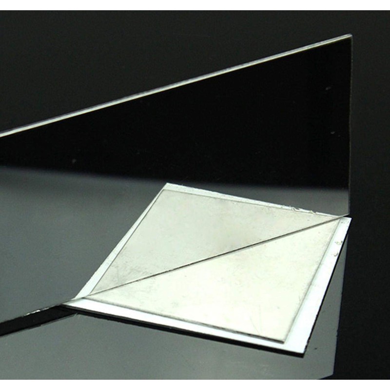 Yodaoke 3mm x 5" x 5" 304 Stainless Steel Mirror