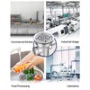 Sepaitek 3-1/2" Commercial Sink Drain with Straight Lever Handle, Waste