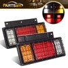 Partsam 2Pcs LED Truck Trailer Tail Lights Bar Kit 40