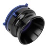1 Pair NAB Hub Adapters Polished Aluminum Alloy Universal Loading