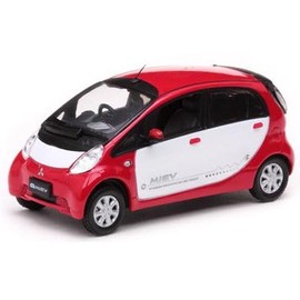 VIT V29282 1:43 Mitsubishi iMiEV - Red/White Limited Edition of 990 Car Diecast Model Replica