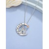 WINNICACA Mother and Daughter Necklace 925 Sterling Silver I Love