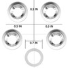 Dryer Idler Pulley Kit Drum Roller Repair Kit May-tag MEDX655DW1/MEDB765FW0/MEDB835DW4/MEDB835DW3/MEDC215EW1/MEDB855DC4/MED5500FW1/MGD5500FW0