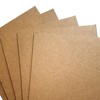 400 Packs 3.5x4.5 Inch Corrugated Cardboard Sheets, Premium Brown Corrugated