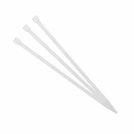 Cable Ties Nylon Clear 2.5mm x 160mm (Pack of 100) for Fixings and Fixings in DIY and Electrical Projects