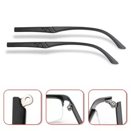 QYAJS Glasses Frame Replacement Temple Arms Eyeglasses Repair Eyewear TR 90 Legs Screw and 3-in-1 Screwdriver
