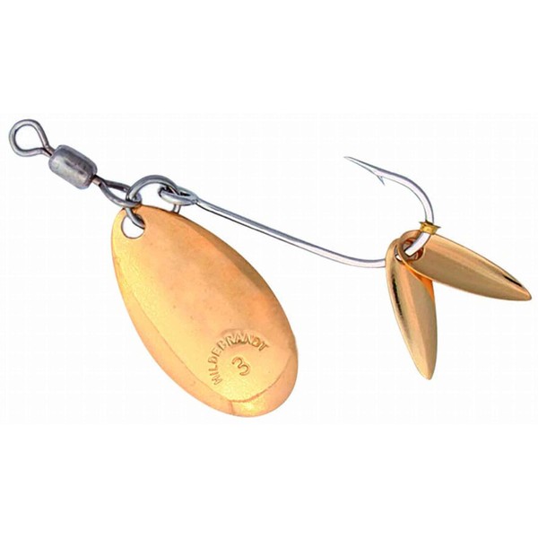 Hildebrandt 1FLG Flicker Spinner, Gold, 2Pack, 1/32-ounce