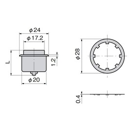 Woodpecker Hildegard Cam Lock Fastener Cp – 536 – 1 – 3 