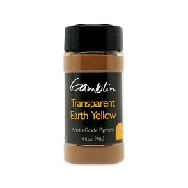 Gamblin Artist's Colors Dry Pigments - Transparent Earth Yellow 4 oz