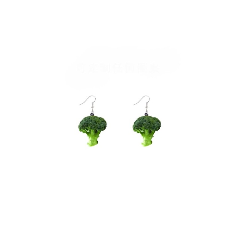 Vegetable And Fruit Dangle Earrings Collection Pickled Cucumber Corn Apple