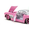 JADA Pink Slips 1:24 1957 Chevy Corvette Die-Cast Car w/Base,