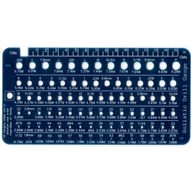 Holistic Drill Bit Gauge - 3 Drill Bit Gauges in One