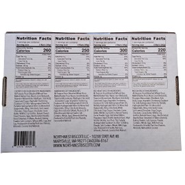 Northwest Biscotti 4 Flavor Variety Gift Box, Handcrafted and Soft Textured Biscotti - 6.8 oz total (Coffee Lover's 4 Pack)