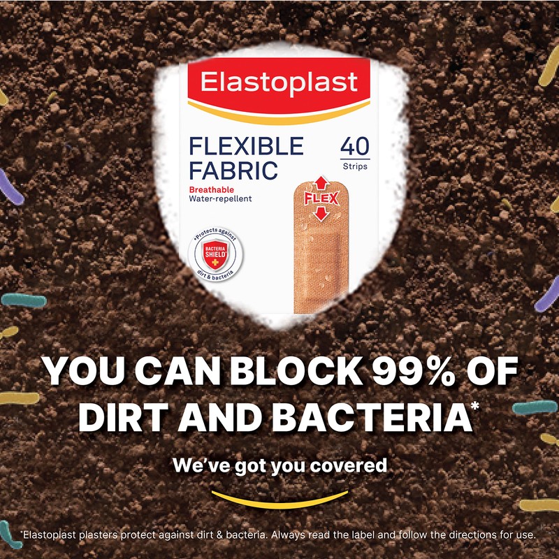 Elastoplast Flexible Fabric Plasters 40 Pack