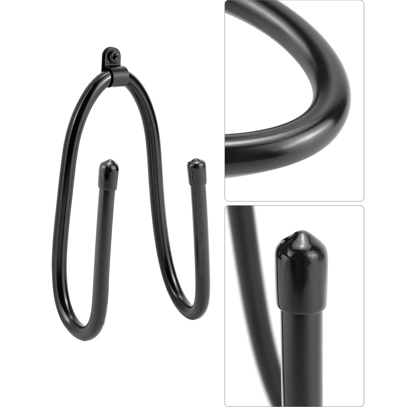 QWORK® Skateboard Hanger, Skateboard Wall Mount, 4 Pack, For Snowboards,