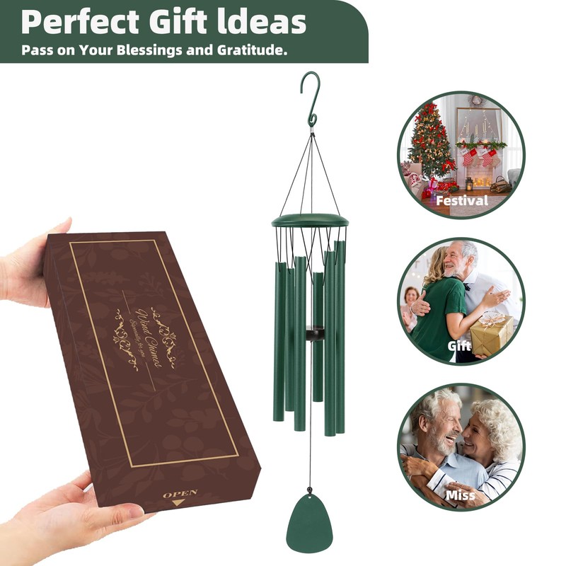 Aluminium Wind Chimes 26 Inches to Create a Zen Atmosphere